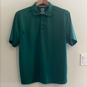 Classic Green Polo with Performance Fabric